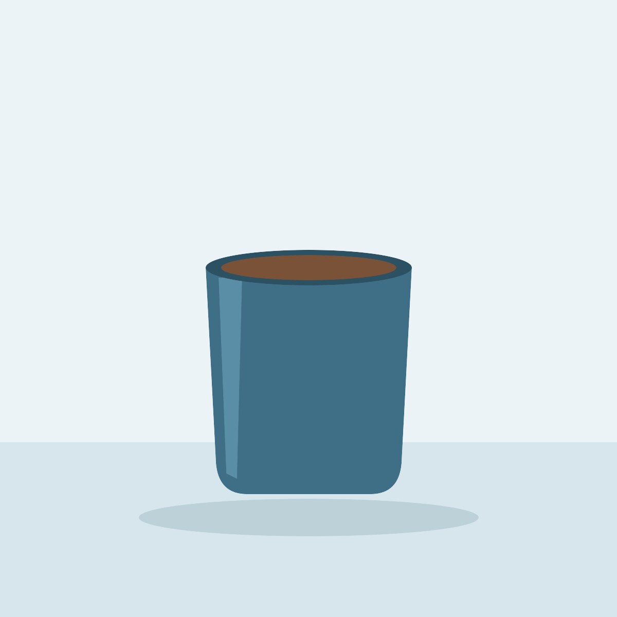 Taza de cerámica Mar
